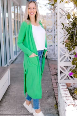 Proud Poppy Clothing Jane Cardigan in Green Online