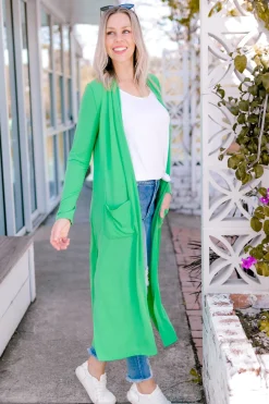 Proud Poppy Clothing Jane Cardigan in Green Online