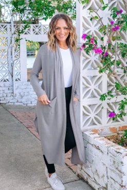 Proud Poppy Clothing Jane Cardigan in Grey Best