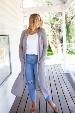 Proud Poppy Clothing Jane Cardigan in Grey Best