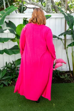 Proud Poppy Clothing Jane Cardigan in Hot Pink HotPink Fashion