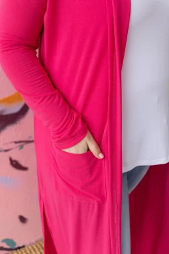 Proud Poppy Clothing Jane Cardigan in Hot Pink HotPink Fashion