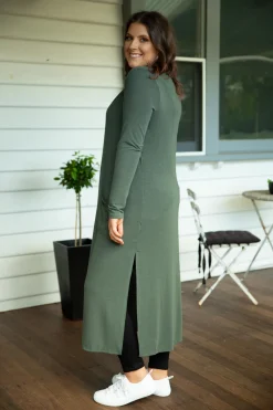 Proud Poppy Clothing Jane Cardigan in Khaki Sale