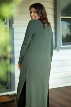 Proud Poppy Clothing Jane Cardigan in Khaki Sale