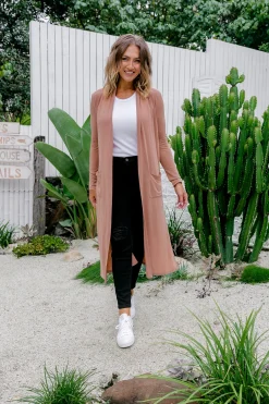 Proud Poppy Clothing Jane Cardigan in Latte Best