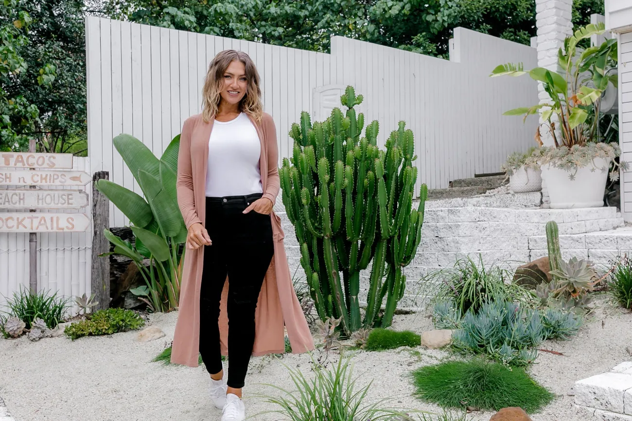 Proud Poppy Clothing Jane Cardigan in Latte Best