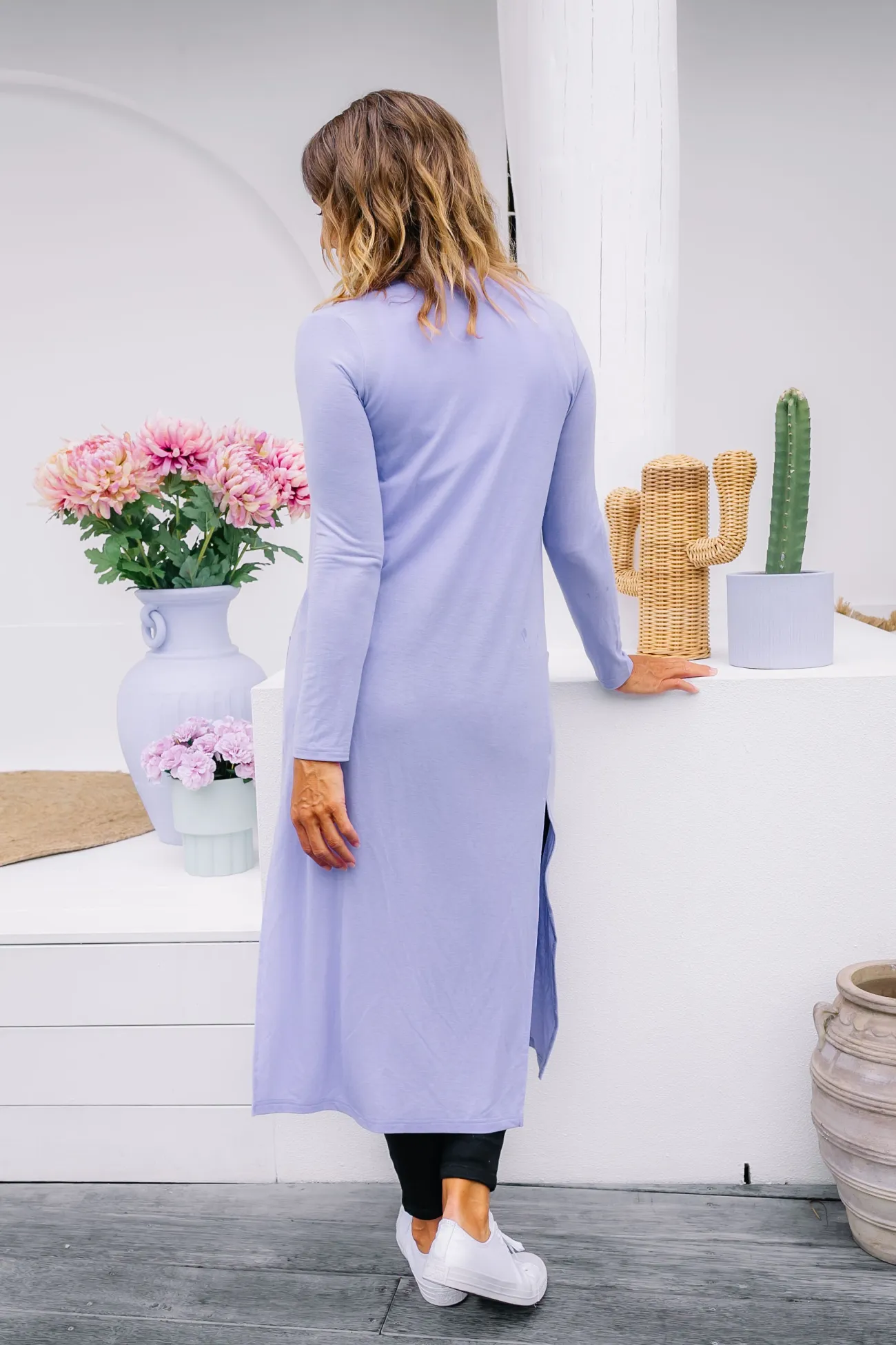 Proud Poppy Clothing Jane Cardigan in Lavender Clearance