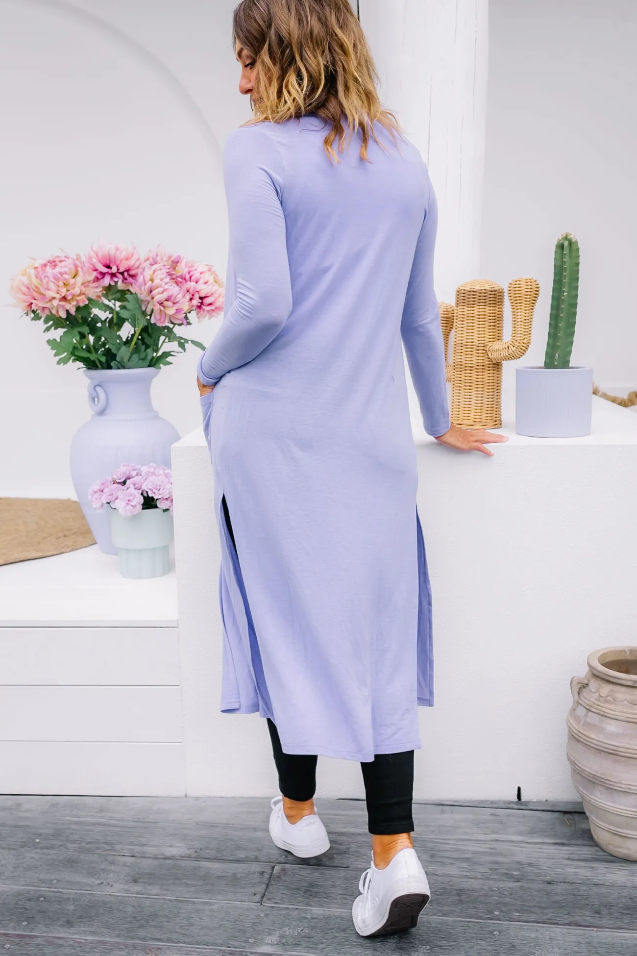 Proud Poppy Clothing Jane Cardigan in Lavender Clearance