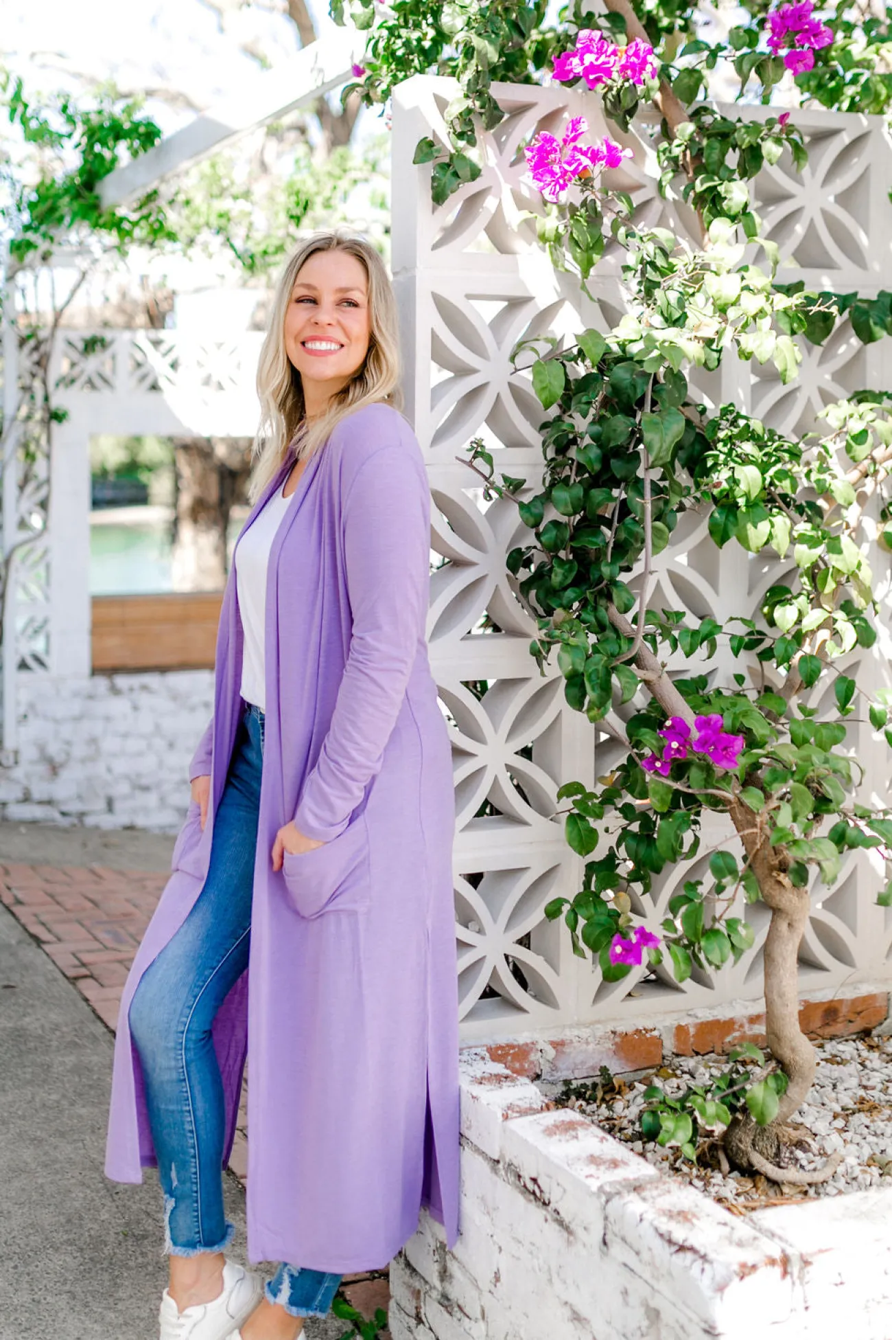 Proud Poppy Clothing Jane Cardigan in Lilac Discount