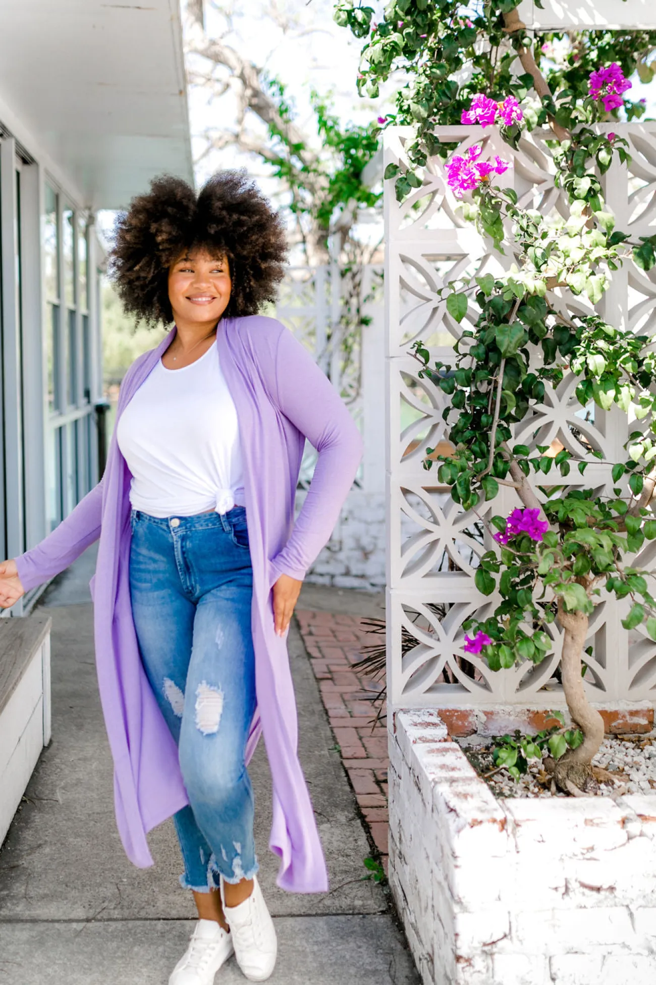 Proud Poppy Clothing Jane Cardigan in Lilac Discount