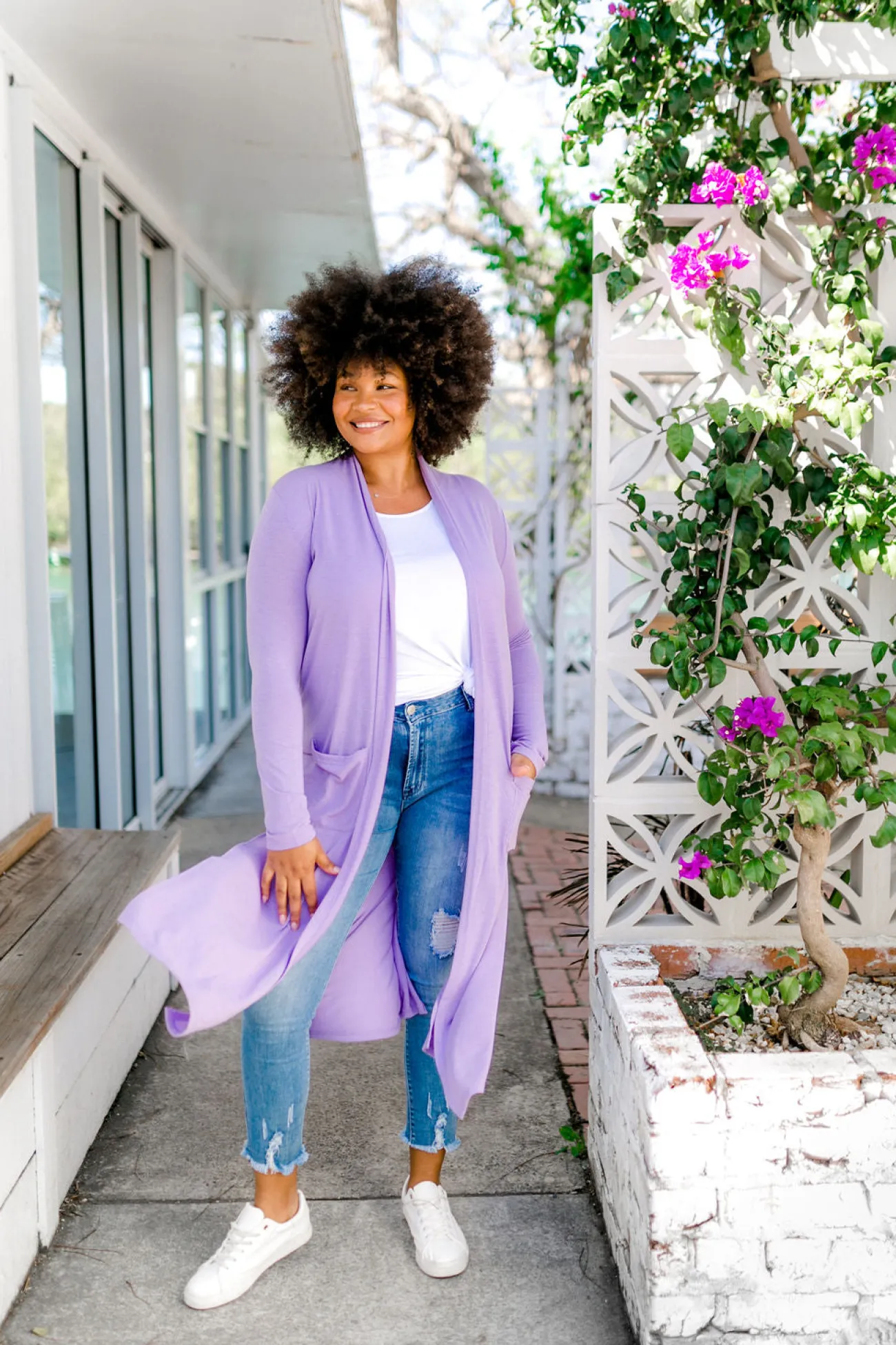 Proud Poppy Clothing Jane Cardigan in Lilac Discount