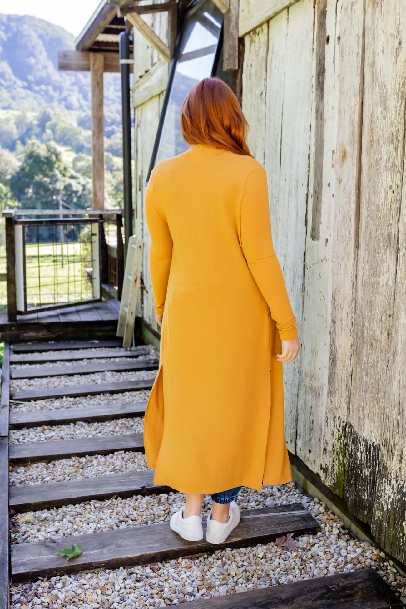 Proud Poppy Clothing Jane Cardigan in Mustard New