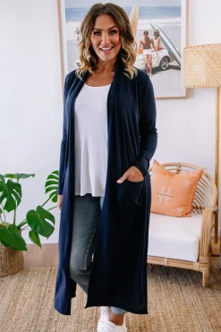 Proud Poppy Clothing Jane Cardigan in Navy Clearance
