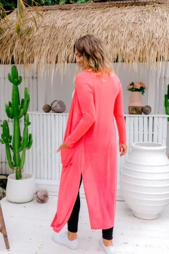 Proud Poppy Clothing Jane Cardigan in Peach Discount