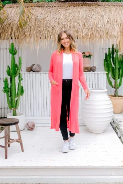 Proud Poppy Clothing Jane Cardigan in Peach Discount