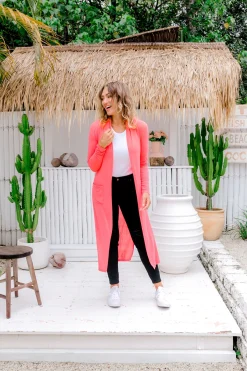 Proud Poppy Clothing Jane Cardigan in Peach Discount