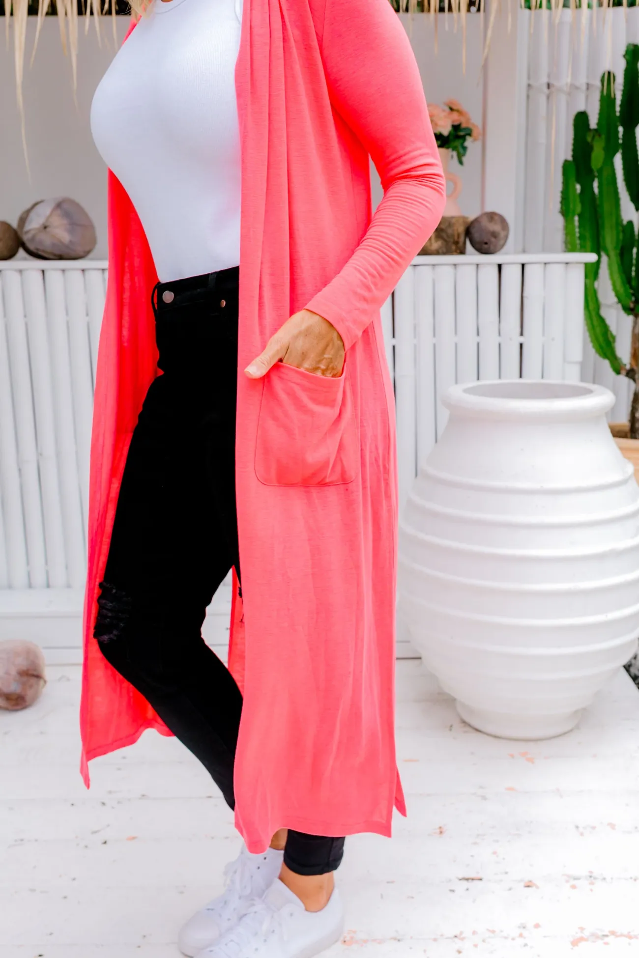 Proud Poppy Clothing Jane Cardigan in Peach Discount