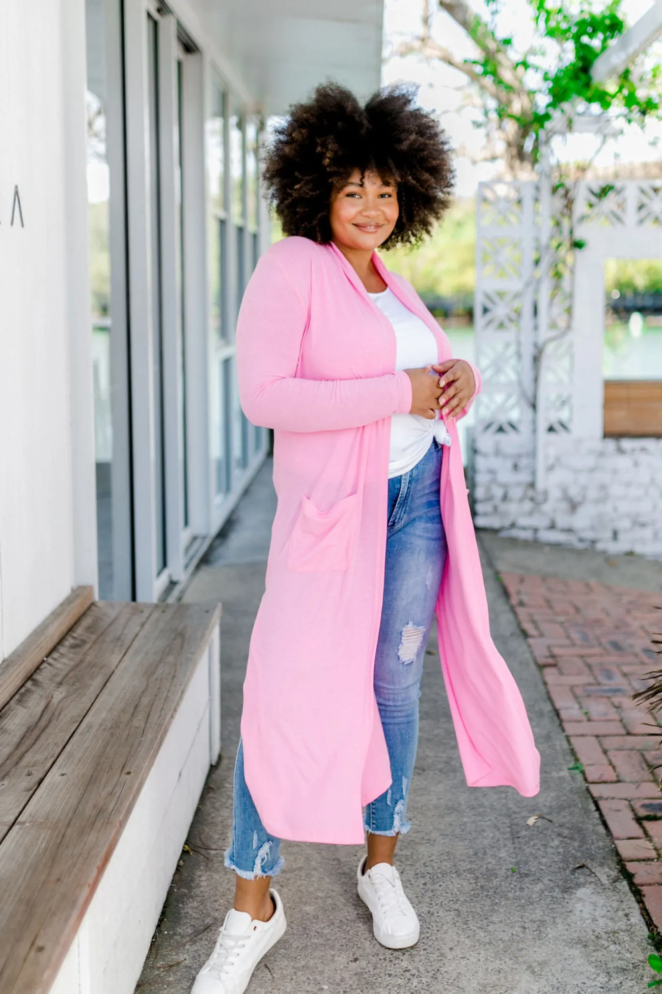 Proud Poppy Clothing Jane Cardigan in Pink Discount