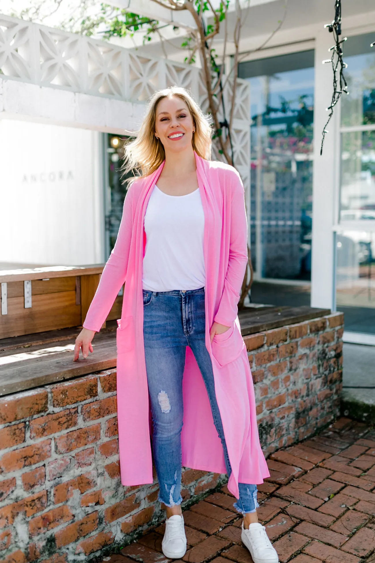 Proud Poppy Clothing Jane Cardigan in Pink Discount