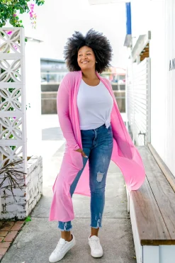 Proud Poppy Clothing Jane Cardigan in Pink Discount