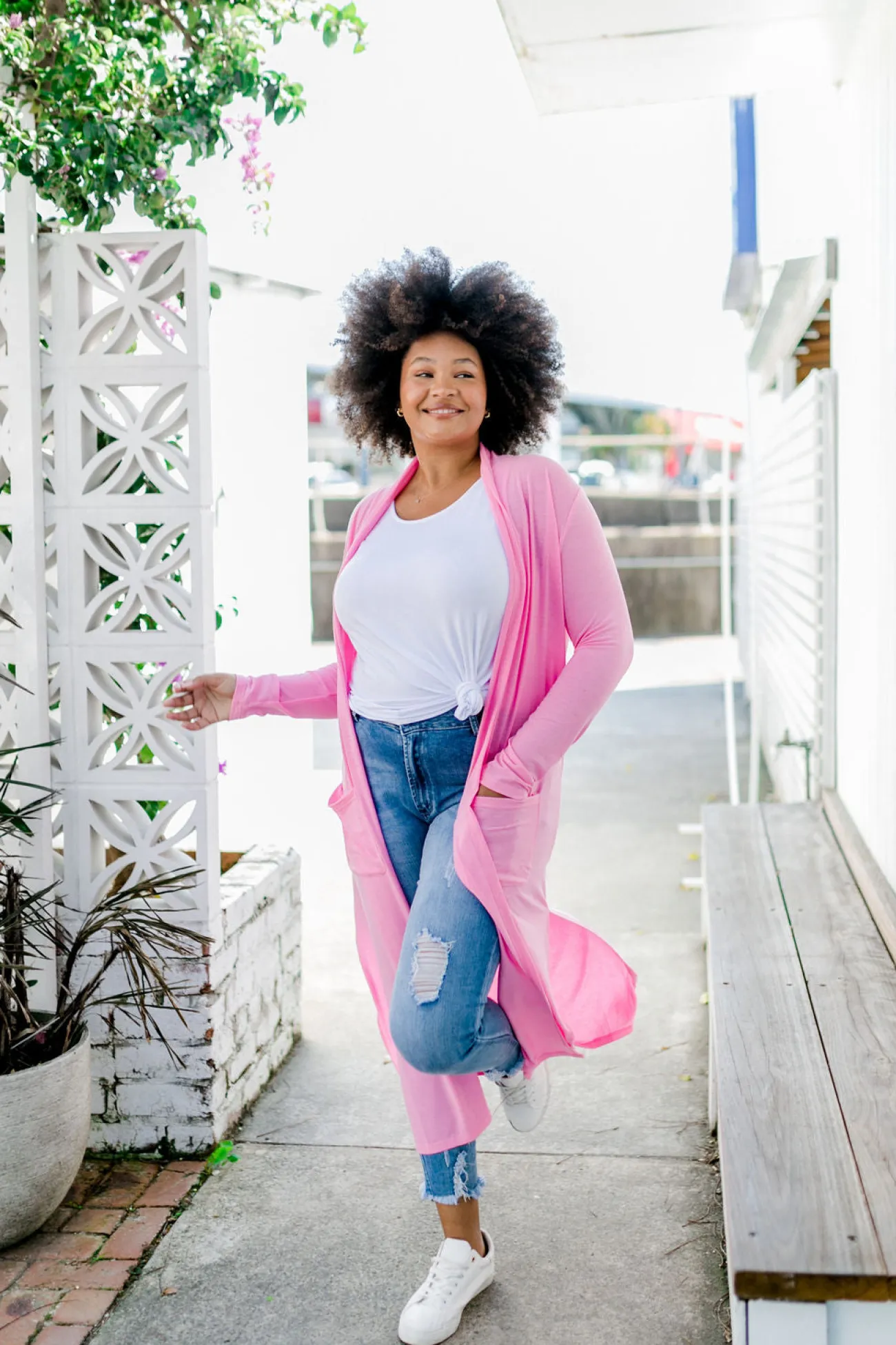 Proud Poppy Clothing Jane Cardigan in Pink Discount