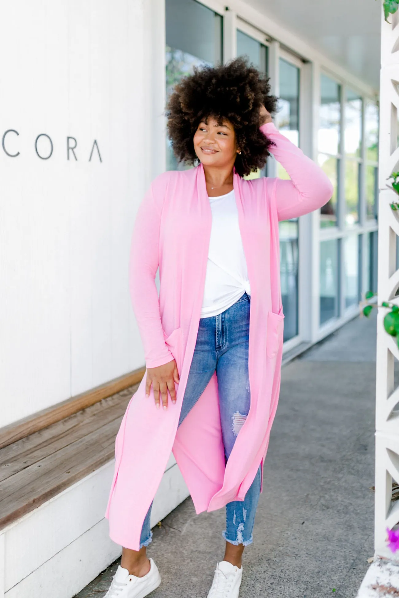 Proud Poppy Clothing Jane Cardigan in Pink Discount