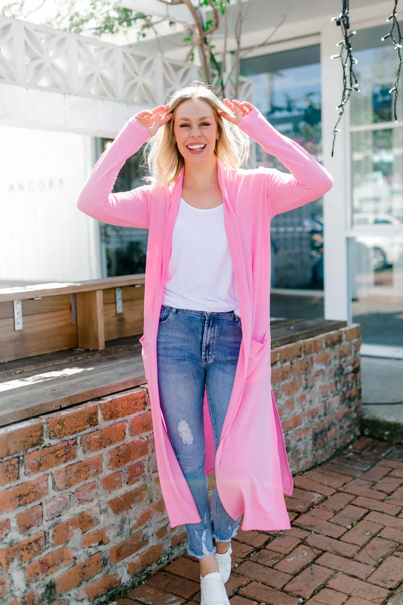 Proud Poppy Clothing Jane Cardigan in Pink Discount