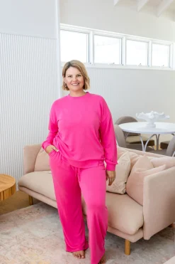 Proud Poppy Clothing Jenny Lounge Modal Blend Pants in Magenta Online