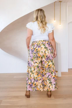 Proud Poppy Clothing Larsa Linen Blend Pants in Mirage Fashion