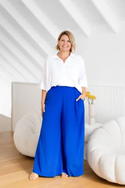 Proud Poppy Clothing Larsa Pants in Cobalt Fashion