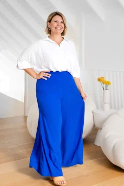 Proud Poppy Clothing Larsa Pants in Cobalt Fashion