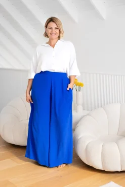 Proud Poppy Clothing Larsa Pants in Cobalt Fashion
