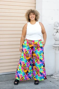 Proud Poppy Clothing Larsa Pants in Messy Mind by Kasey Rainbow Discount