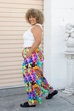 Proud Poppy Clothing Larsa Pants in Messy Mind by Kasey Rainbow Discount