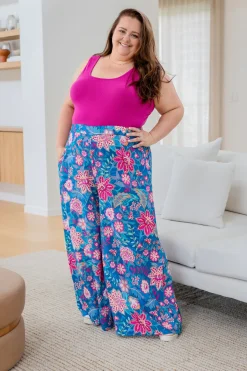 Proud Poppy Clothing Larsa Pants in Paisley Floral PaisleyFloral Hot