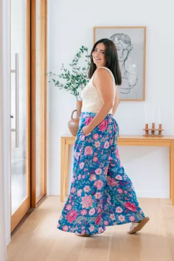 Proud Poppy Clothing Larsa Pants in Paisley Floral PaisleyFloral Hot