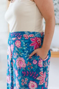 Proud Poppy Clothing Larsa Pants in Paisley Floral PaisleyFloral Hot