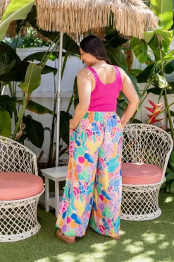 Proud Poppy Clothing Larsa Pants in Peachy Keen by Kasey Rainbow New