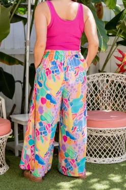 Proud Poppy Clothing Larsa Pants in Peachy Keen by Kasey Rainbow New