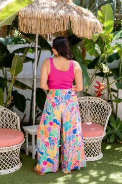 Proud Poppy Clothing Larsa Pants in Peachy Keen by Kasey Rainbow New