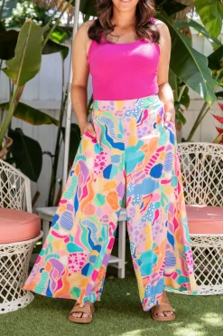 Proud Poppy Clothing Larsa Pants in Peachy Keen by Kasey Rainbow New