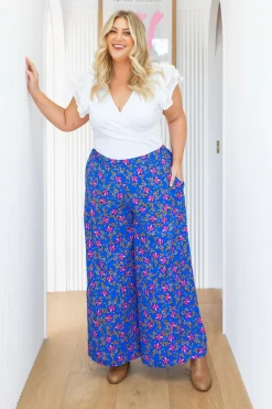 Proud Poppy Clothing Larsa Pants in Winter Blooms WinterBlooms Sale
