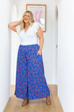 Proud Poppy Clothing Larsa Pants in Winter Blooms WinterBlooms Sale