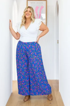 Proud Poppy Clothing Larsa Pants in Winter Blooms WinterBlooms Sale