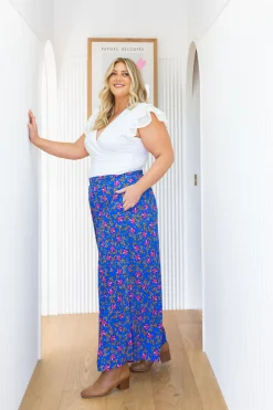 Proud Poppy Clothing Larsa Pants in Winter Blooms WinterBlooms Sale