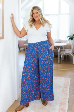 Proud Poppy Clothing Larsa Pants in Winter Blooms WinterBlooms Sale