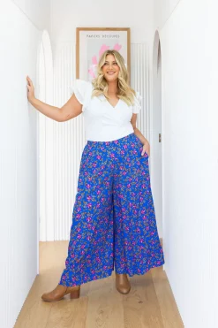 Proud Poppy Clothing Larsa Pants in Winter Blooms WinterBlooms Sale