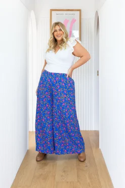 Proud Poppy Clothing Larsa Pants in Winter Blooms WinterBlooms Sale