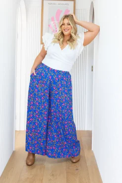 Proud Poppy Clothing Larsa Pants in Winter Blooms WinterBlooms Sale