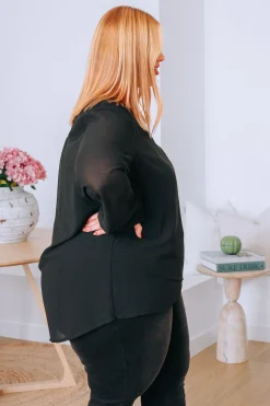 Proud Poppy Clothing Layla Long Sleeved Top in Black Best